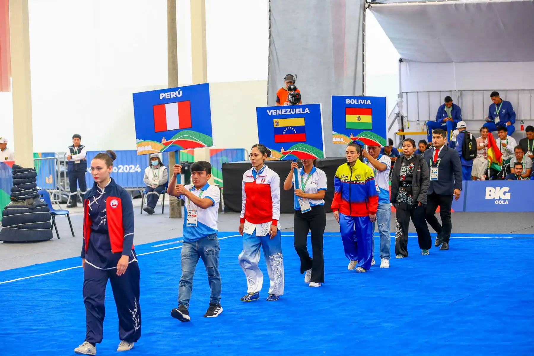 Saco de boxeo en entrenamiento de Wushu